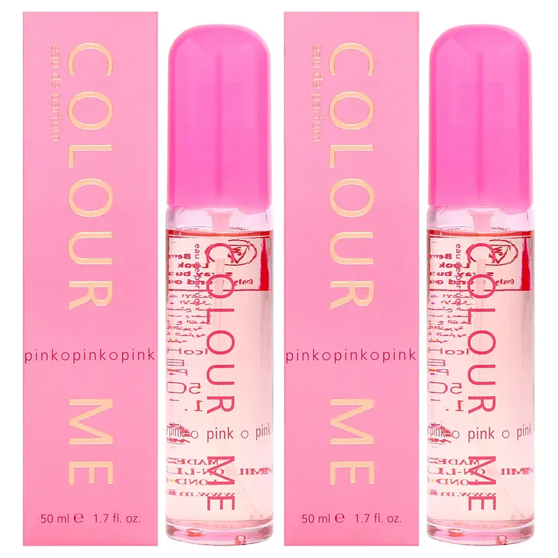 Milton Lloyd Colour Me Pink by Milton Lloyd for Women - 1.7 oz EDP Spray - Pack of 2