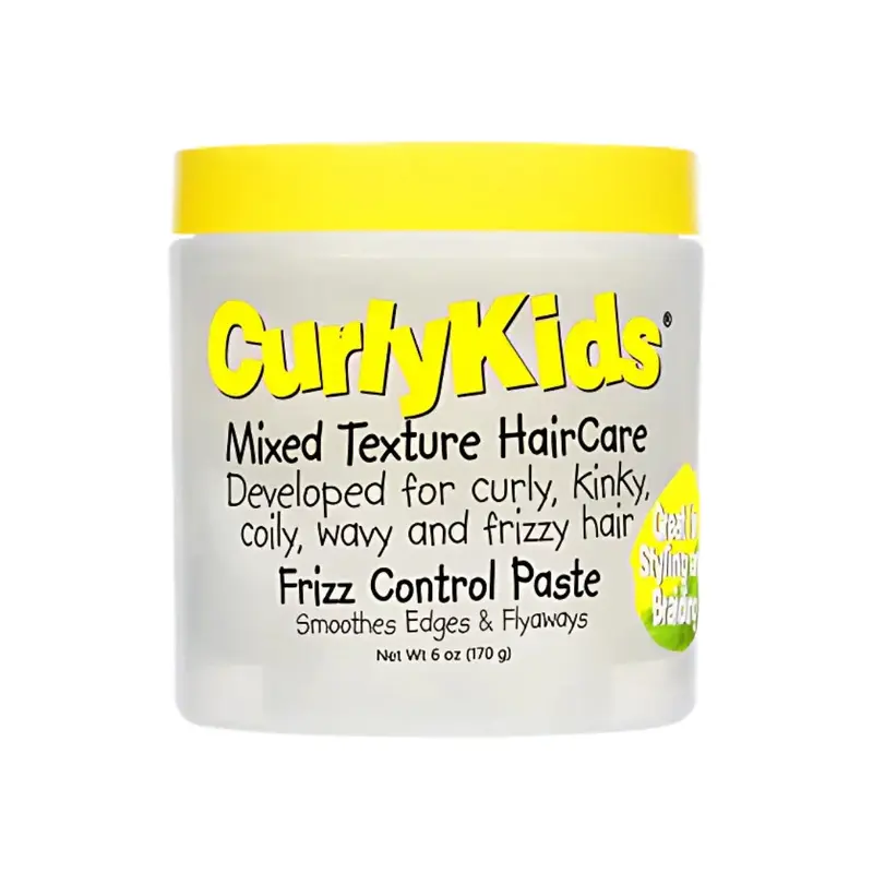 Curly Kids Frizz Control Paste  6 oz | Tame Frizz, Define Curls & Add Shine