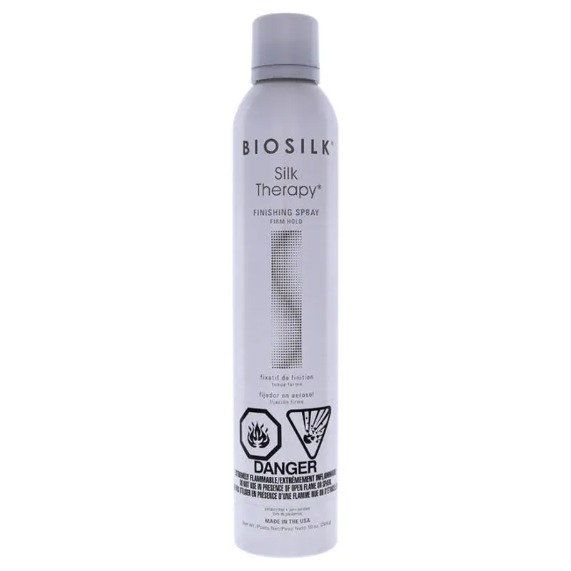 Biosilk Silk Therapy Finishing Spray - Firm Hold by Biosilk for Unisex - 10 oz Hair Spray