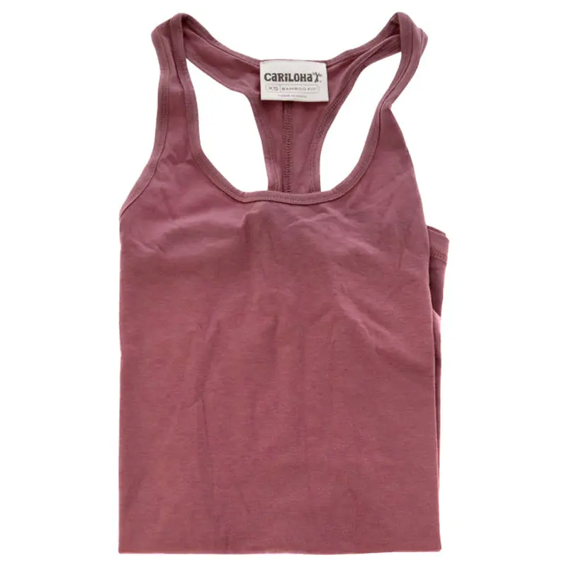 Cariloha Bamboo Racerback Tank - Rosewater by Cariloha for Women - 1 Pc Tank Top (XS)
