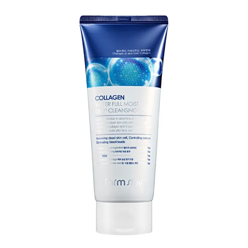 FarmStay Collagen Water Full Moist Deep Cleansing Foam