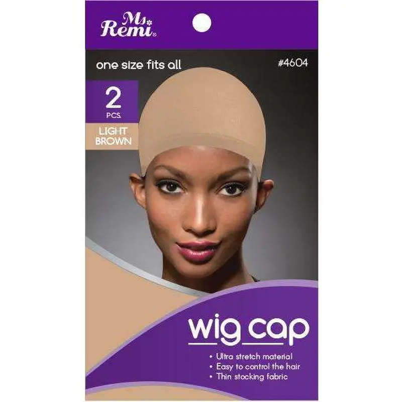 Ms. Remi Wig Cap 2pc Light Brown #4604 - Dollar Deals