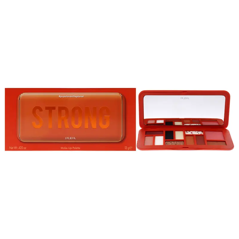 Pupa Milano Make-Up Palette - 004 Strong by Pupa Milano for Women - 0.420 oz Makeup