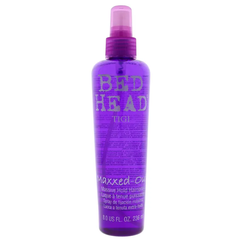 Tigi Bed Head Maxxed Out Massive Hold Hairspray by TIGI for Unisex - 8 oz Hair Spray