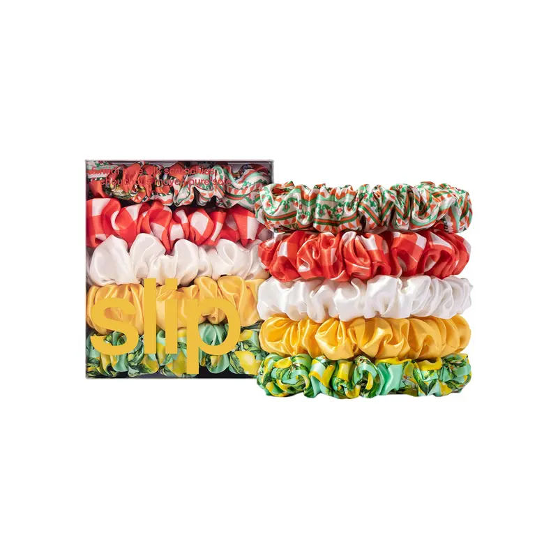 Pure Silk Midi Scrunchies Amalfi
