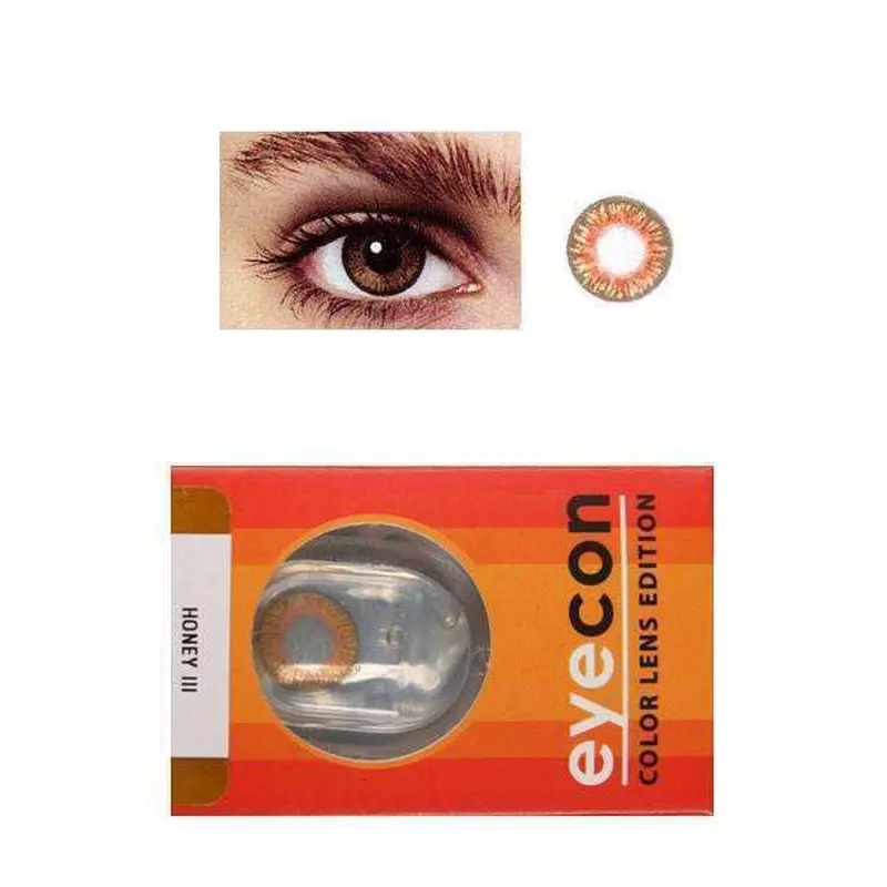 Eyecon Colour Lenses - 3 Tone Honey