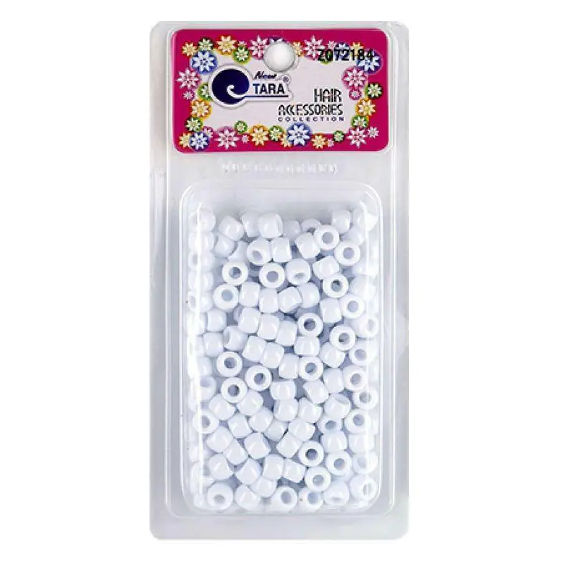 Tara Hair Beads - White #72184