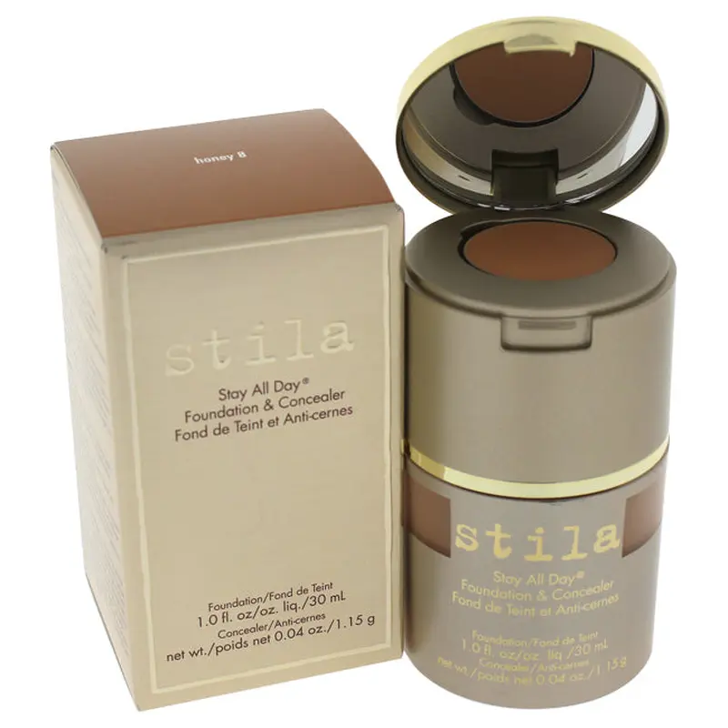 Stila Stay All Day Foundation & Concealer - # 8 Honey by Stila for Women - 1 oz Makeup