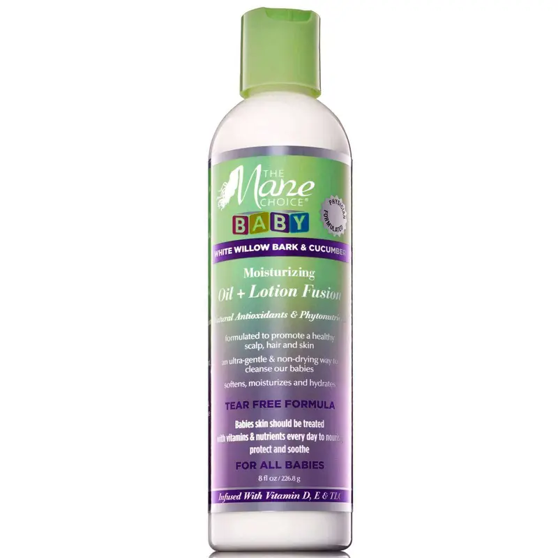 The Mane Choice White Willow Bark & Cucumber Baby Oil + Lotion Fusion