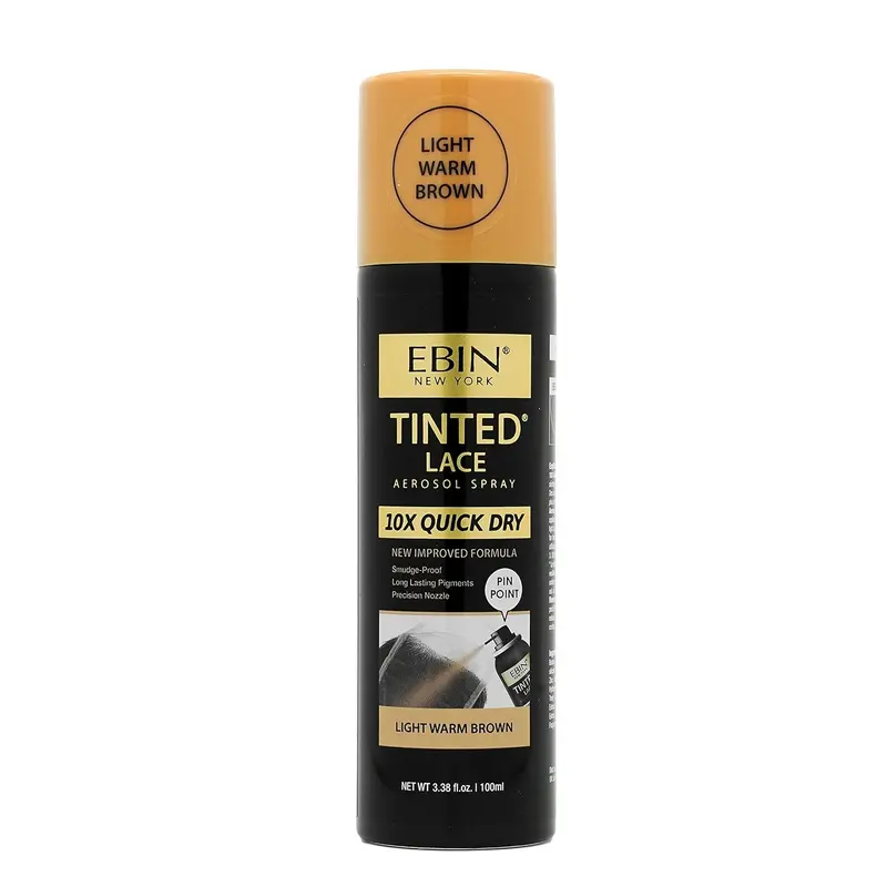 Ebin Tinted Lace 10X Quick Dry Tinted Lace Spray 3.38 oz-100ml