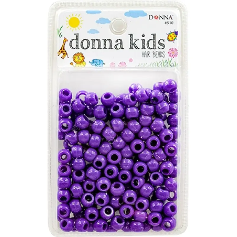Donna Kids Small Hair Beads - Purple #510