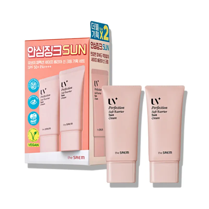 THE SAEM UV Perfection Safe Barrier Sun Cream SPF50+ PA++++50ml + 50ml Set