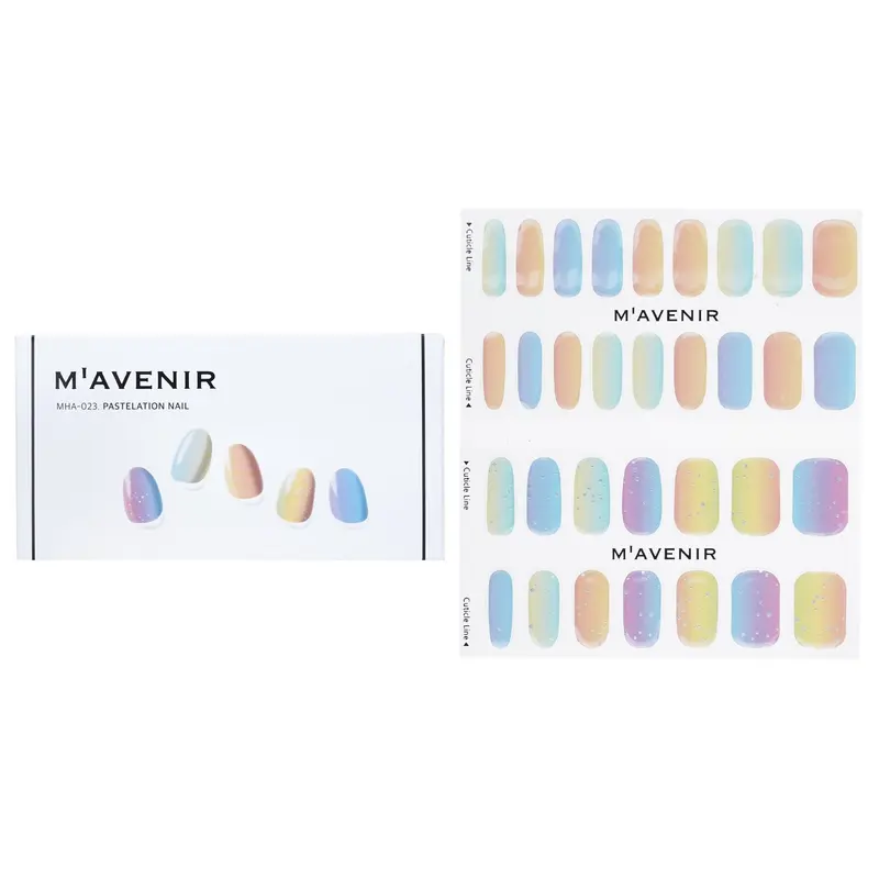 Mavenir Nail Sticker (Assorted Colour) - # Pastelation Nail  32pcs