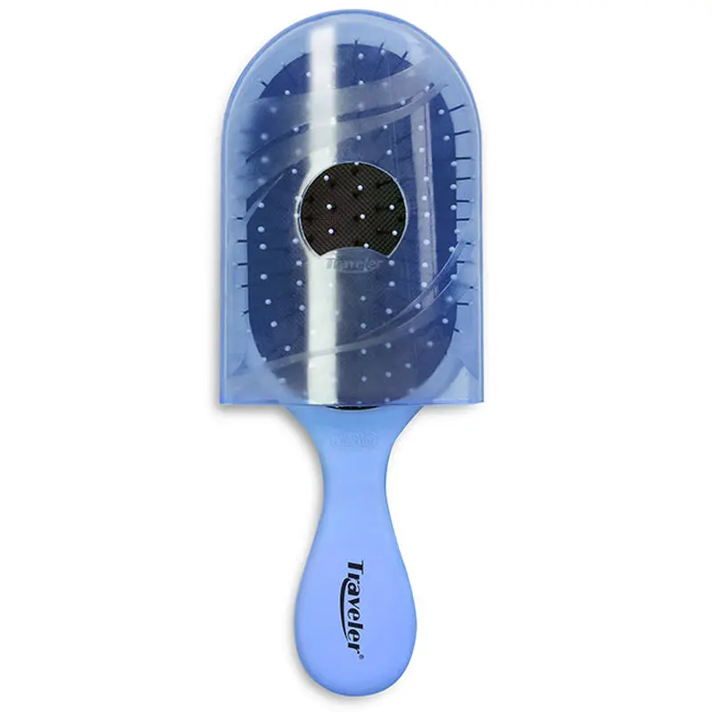 NuWay 4Hair Dual Patented Traveler Detangling Brush - Blue by NuWay 4Hair for Unisex - 1 Pc Hair Brush