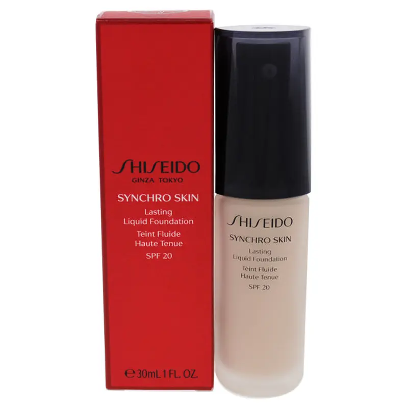 Shiseido Synchro Skin Lasting Liquid Foundation SPF 20 - 1 Neutral by Shiseido for Women - 1 oz Foundation