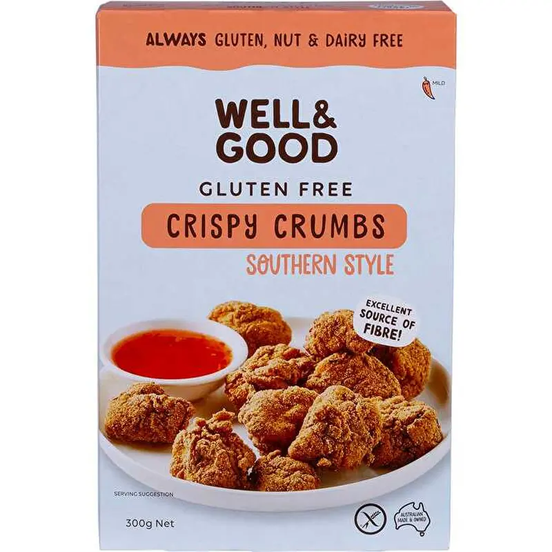 WELL & GOOD Crispy Crumbs Southern Style 300g