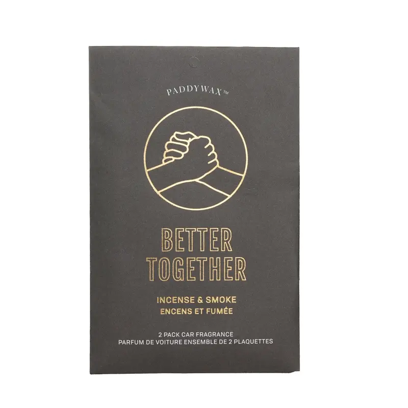Paddywax Impressions Car Fragrance - Better Together  2packs