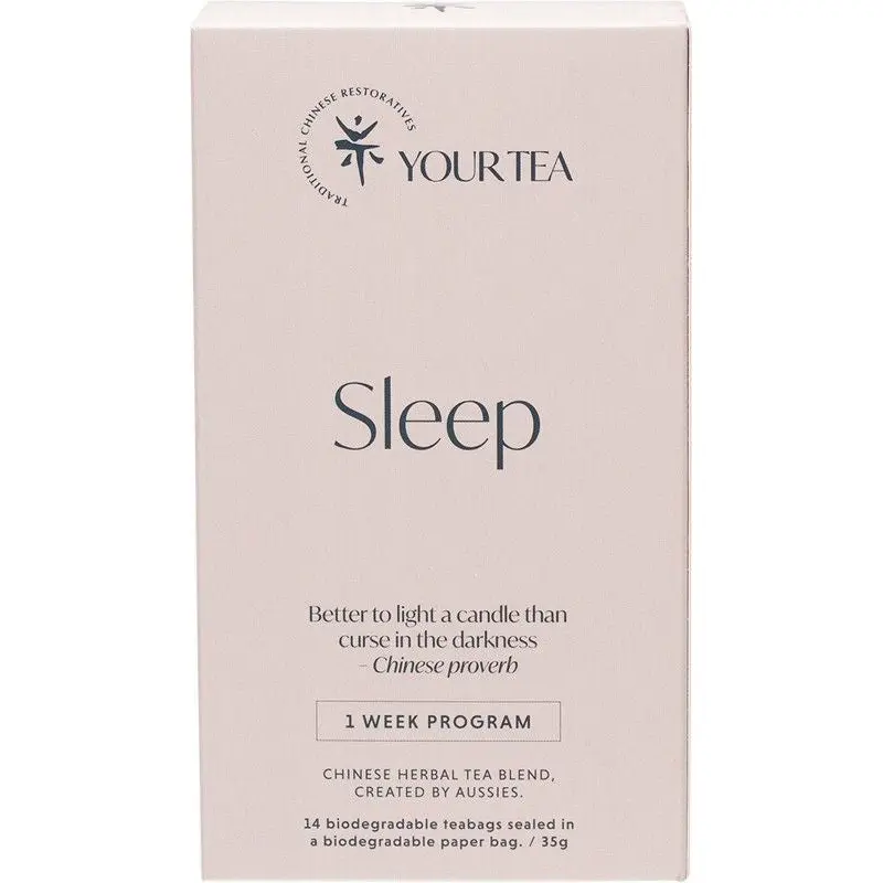 YOUR TEA Chinese Herbal Blend Tea Bags 1 Week Program Sleep 14