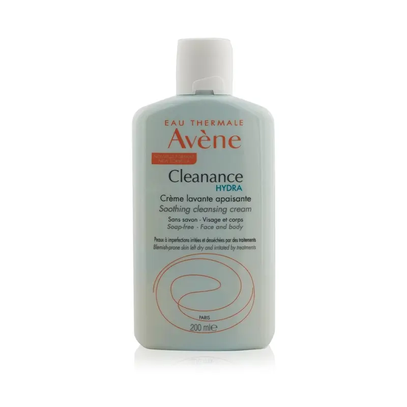 Avene Cleanance HYDRA Soothing Cleansing Cream - For Blemish-Prone Skin Left Dry & Irritated by Treatments  200ml/6.7oz