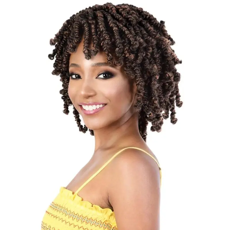 Motown Tress Soft & Natural Bob Spring Twist 3X's Pack - 6"