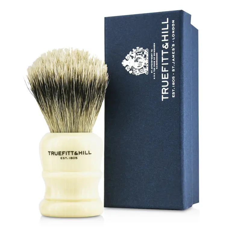 Truefitt & Hill Wellington Super Badger Shave Brush - # Faux Ivory  1pc
