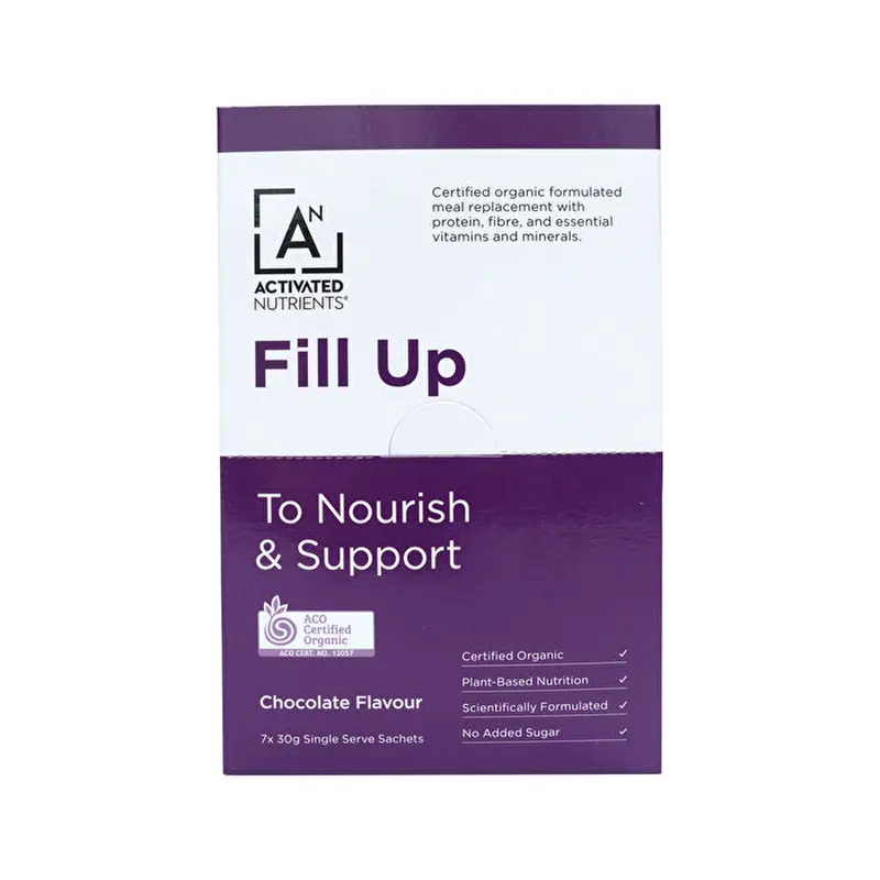 Activated Nutrients Fill Up (To Support & Nourish) Chocolate Sachets 30g x 7 Pack
