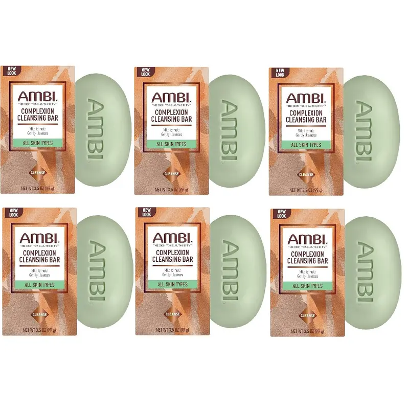 6 Pack AMBI Complexoin Cleansing Bar Soap