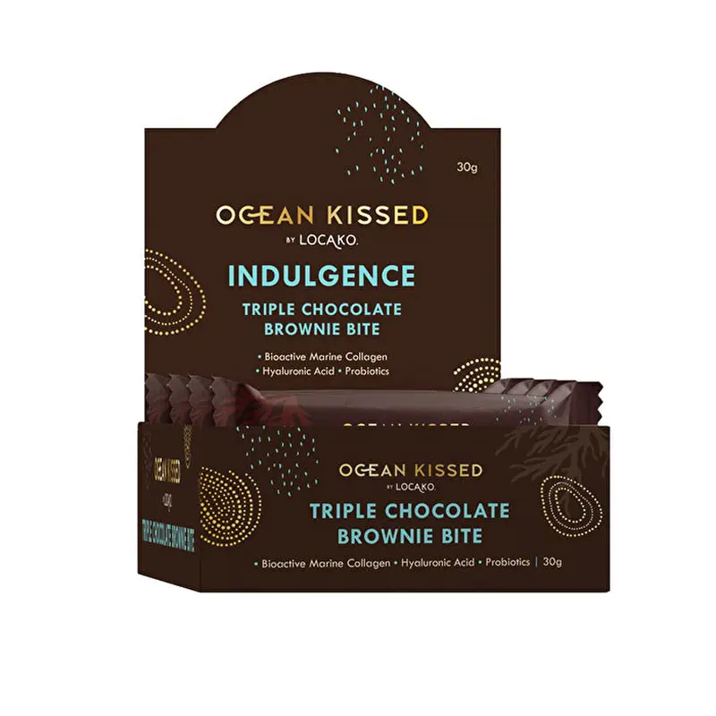 Ocean Kissed By Locako Ocean Kissed by Locako Indulgence Brownie Bite Triple Choc 30g x 15 Display