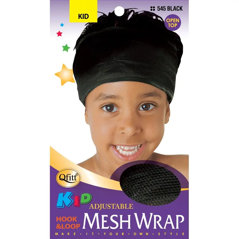 Qfitt Kids Adjustable Mesh Wrap #545 Black - Doller Deals