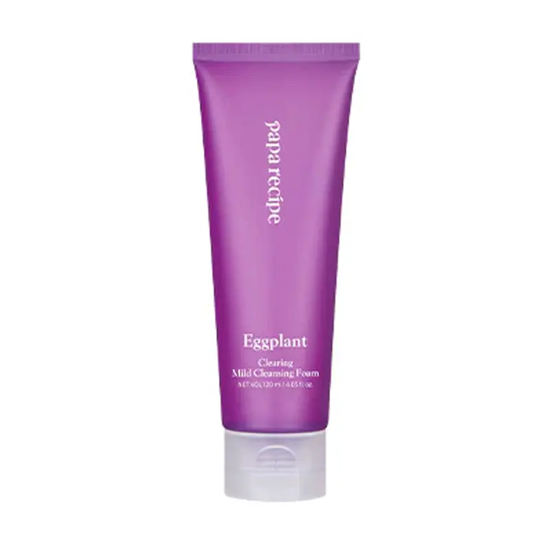 papa recipe Eggplant Clearing Mild Cleansing Foam 120ml