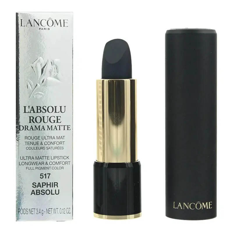 Lancme L'absolu Rouge #517 Saphir Abolsu Drama Matte Lipstick 3.4g