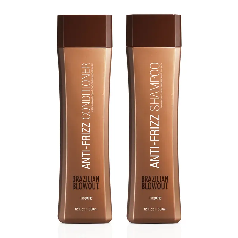 Brazilian Blowout Acai Anti Frizz Shampoo and Conditioner Kit - 2 Pc Kit 12oz Shampoo, 12oz Conditioner