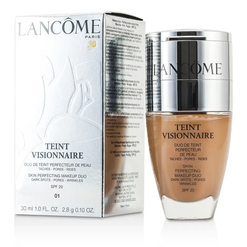 Lancome Teint Visionnaire Skin Perfecting Make Up Duo SPF 20 - # 01 Beige Albatre  30ml+2.8g