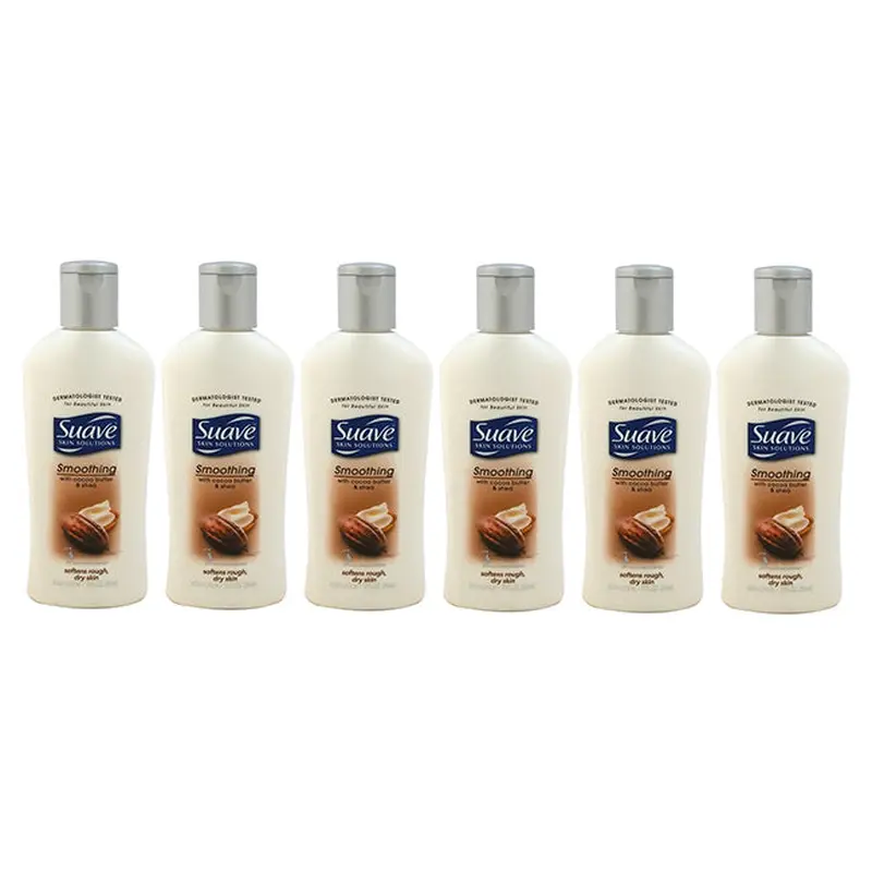 Suave Cocoa Butter with Shea Body Lotion by Suave for Unisex - 10 oz Body Lotion - Pack of 6