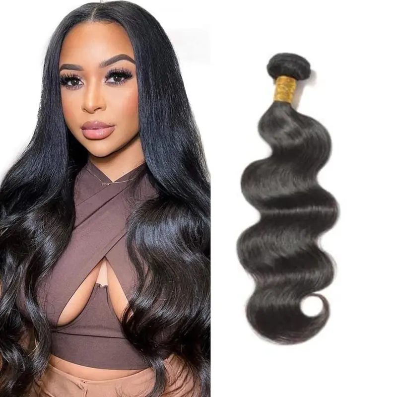 SUPREME Celebrity-Grade 100% Unprocessed Human Hair Bundle - Body Wave - NATURAL