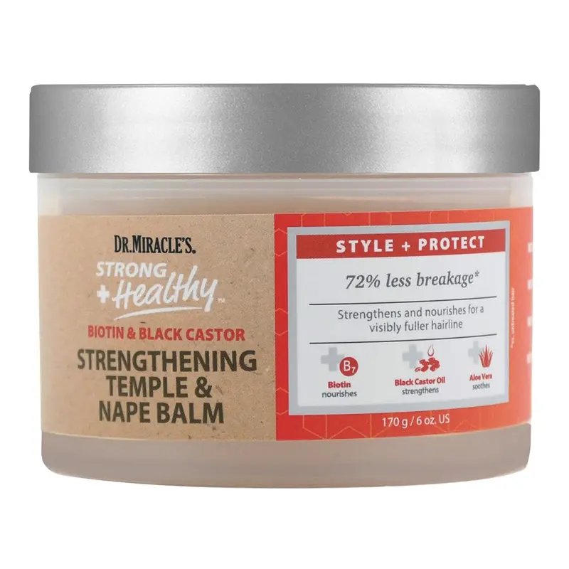Dr. Miracle's Strong + Healthy Strengthening Temple & Nape Balm (6oz)