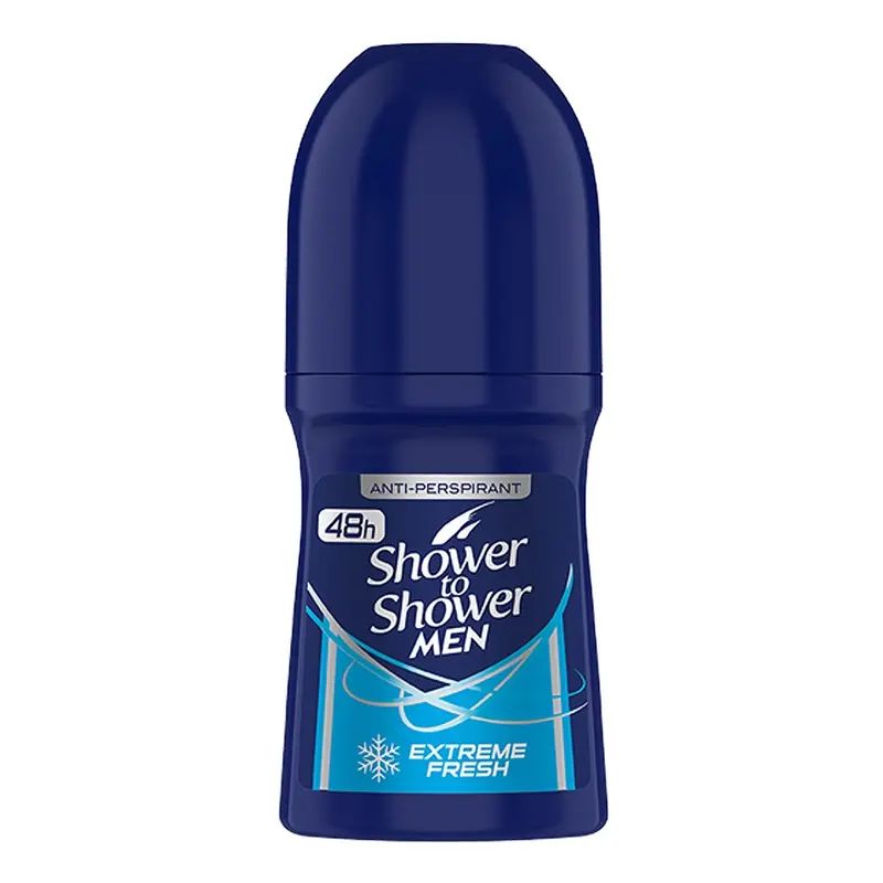 Shower To Shower Men's Roll On Deodorant - Extreme Fresh