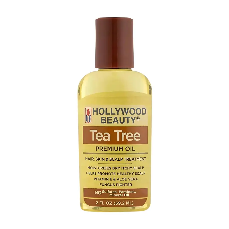 Hollywood Beauty Tea Tree Premium Oil - Hair, Skin & Scalp Treatment - 2 oz