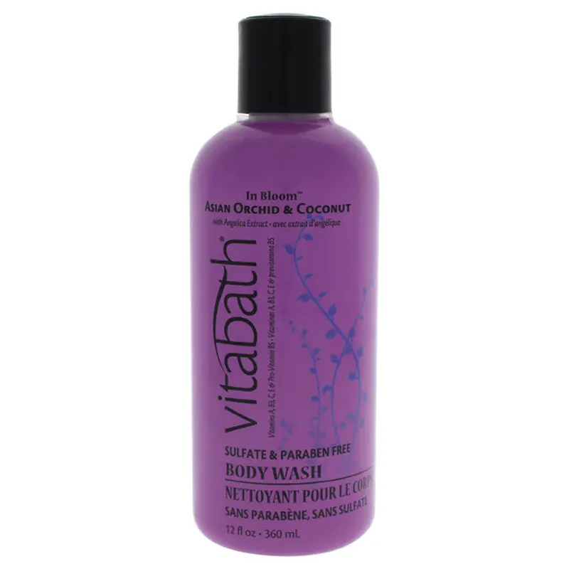 Vitabath In Bloom Asian Orchid & Coconut Body Wash by Vitabath for Unisex - 12 oz Body Wash