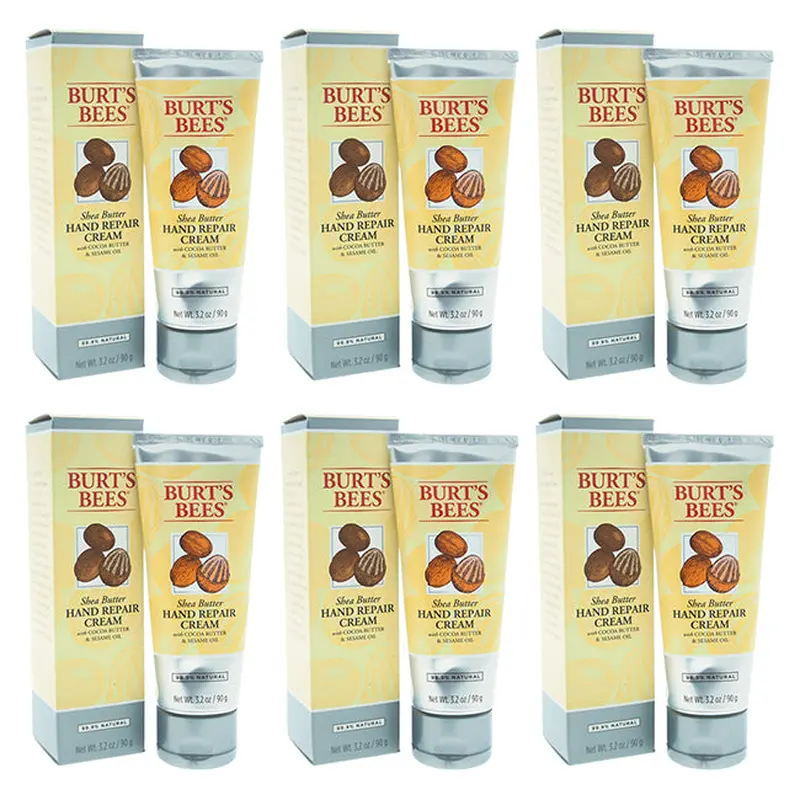 Burt's Bees Shea Butter Hand Repair Cream by Burts Bees for Unisex - 3.2 oz Cream - Pack of 6