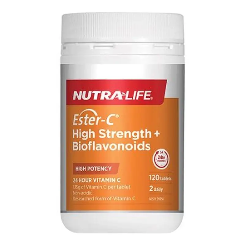 Nutra-Life Ester-C High Strength + Bioflavonoids 120 Tablets
