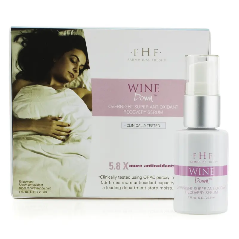 Farmhouse Fresh Wine Down Overnight Super Antioxidant Recovery Serum  29ml/1oz