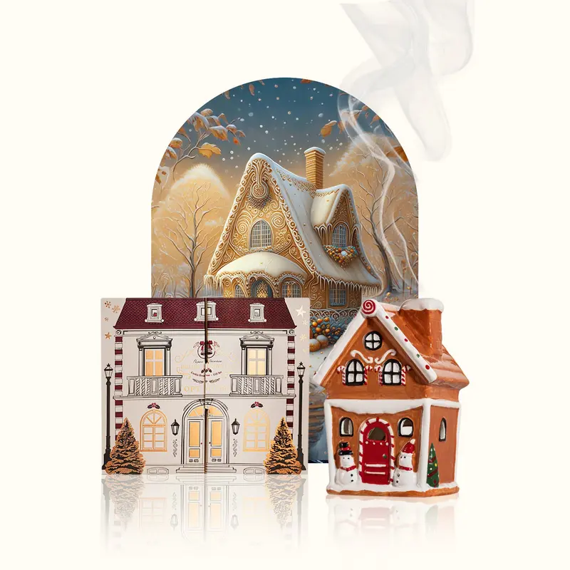 [Gift Packaging] OPTATUM Paper Incense & Cookie House Gift Set