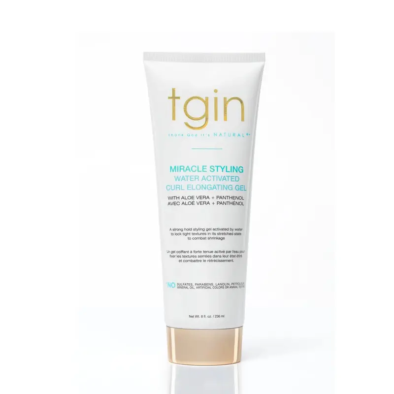TGIN Miracle Styling Water Activated Curl Elongating Gel 8oz