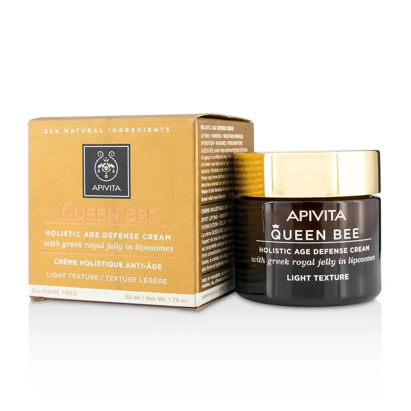 Apivita Queen Bee Holistic Age Defense Cream Light Texture (Exp. Date: 02/2022)  50ml/1.7oz