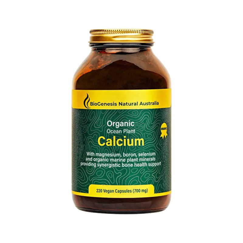 Biogenesis Natural Australia BioGenesis Natural Australia (Glass) Organic Ocean Plant Calcium 700mg 220vc