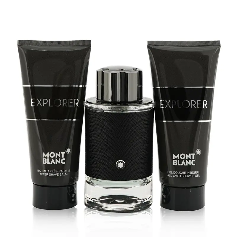 Montblanc Explorer Coffret : Eau De Perfum Spray 100ml/3.3oz + After Shave Balm 100ml/3.3oz + Shower Gel 100ml/3.3oz  3pcs