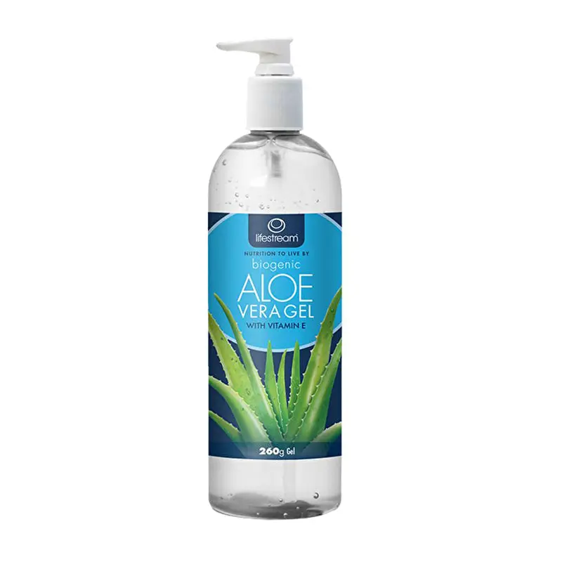 LifeStream Biogenic Aloe Vera Gel with Vitamin E Pump 260g