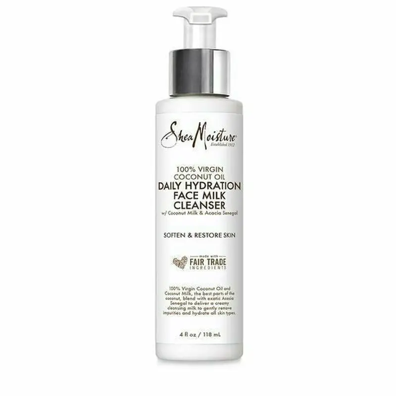 Shea Moisture:  Virgin Coconut Oil Daily Hydration Face Milk Cleanser 4oz