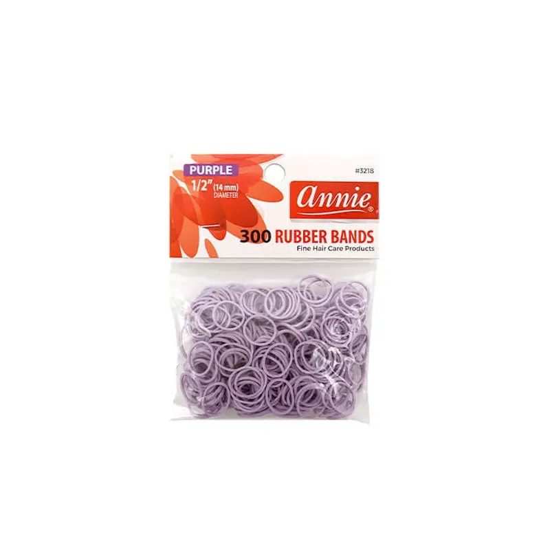 Annie #3218 Rubber Bands Purple 1/2" 300 ct